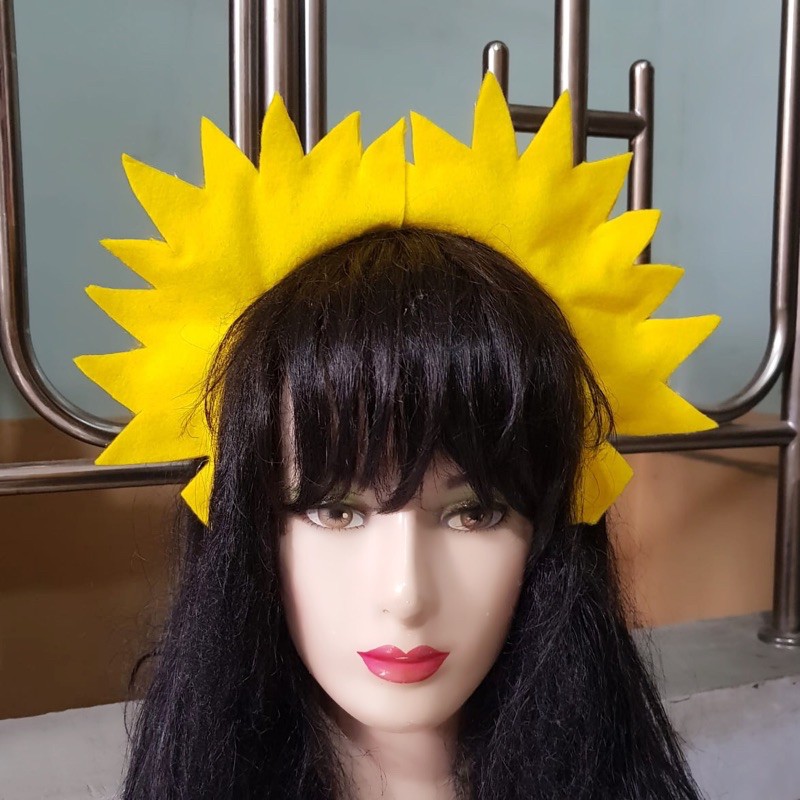 Bando Matahari Kostum Matahari Sun Aksesoris Cosplay Matahari Kostum