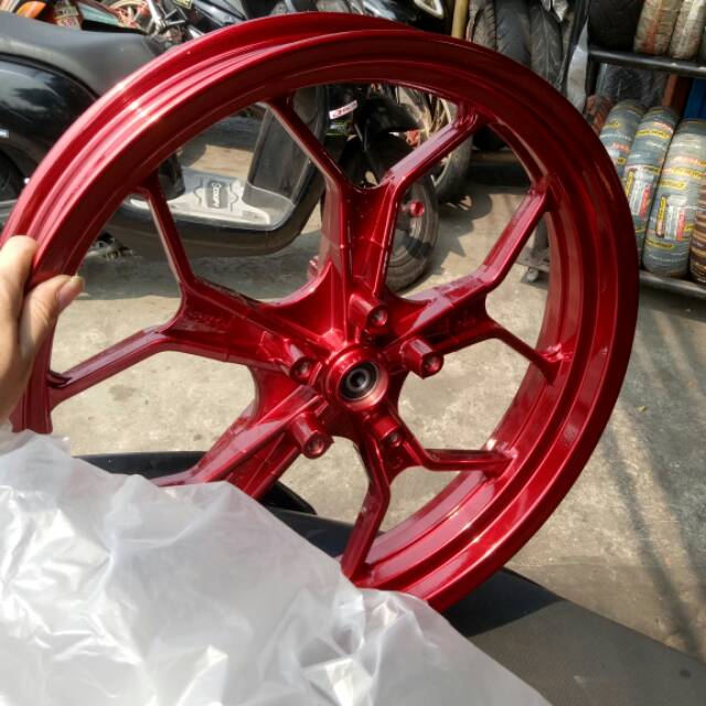 Jual Velg R15 old v1 v2 Vixion Cbr 150 Gsx VRossi Biru Candy Merah