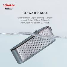 BLUETOOTH SPEAKER VIVAN VS10 ULTRABASS WATERPROOF