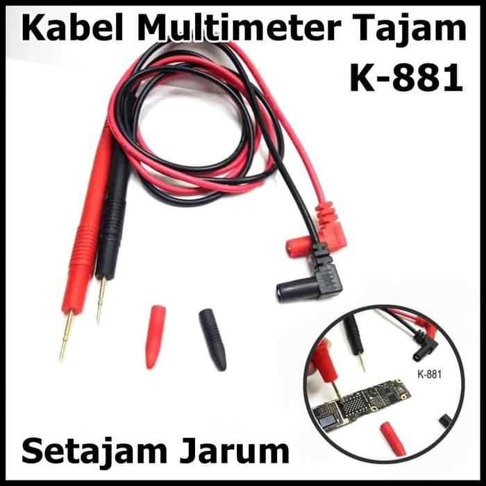 Kabel Multitester Multimeter Khusus Setajam Jarum K 881