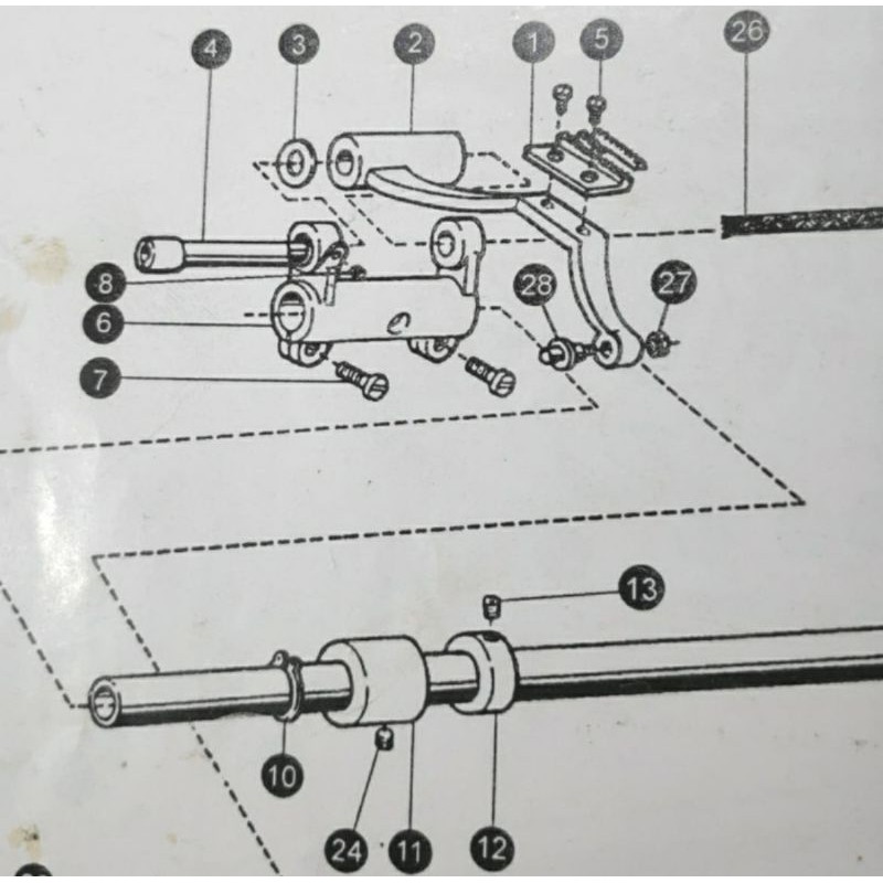 Feed Rocker Typical Mesin Jahit High Speed 22T6-001A1A