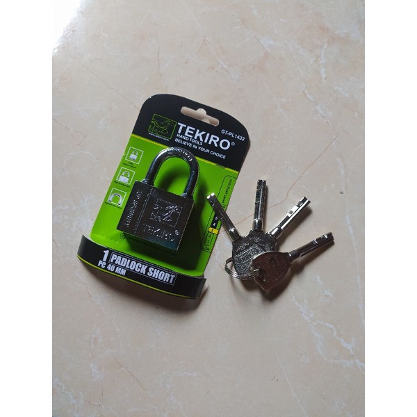 Gembok 40mm Pendek Tekiro
