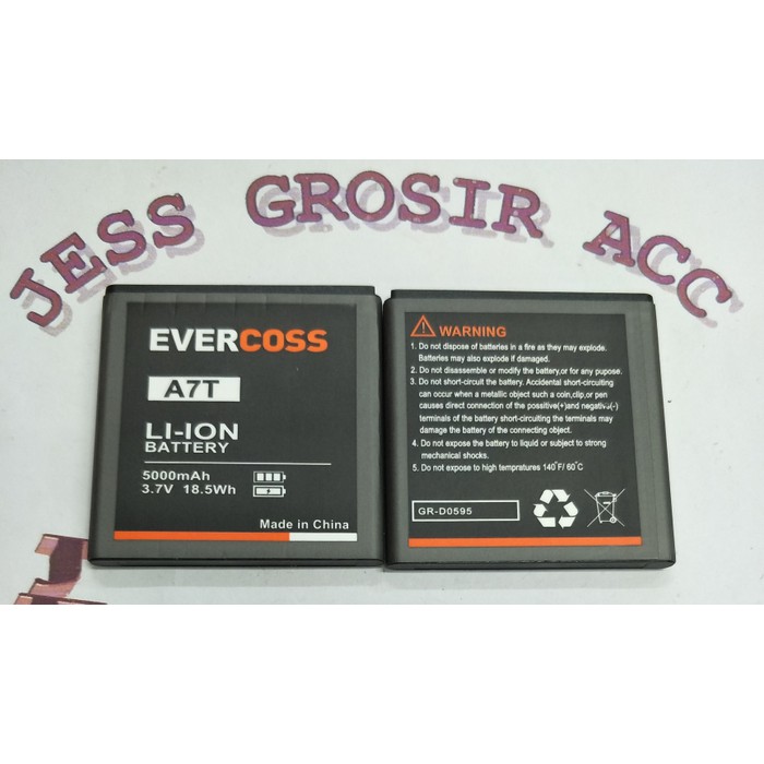 Baterai Battery Double Power Evercoss Evercross Cross A7T A8T A25 A10