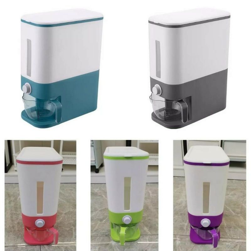 dispenser beras 12kg / tempat beras 12kg