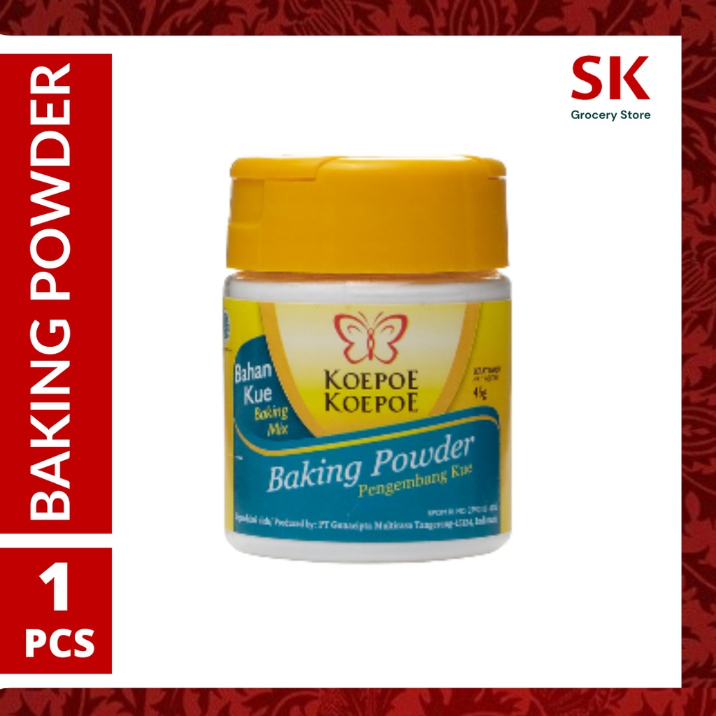 

[Harga Grosir] Koepoe Koepoe Baking Powder Pengembang Kue 45gr