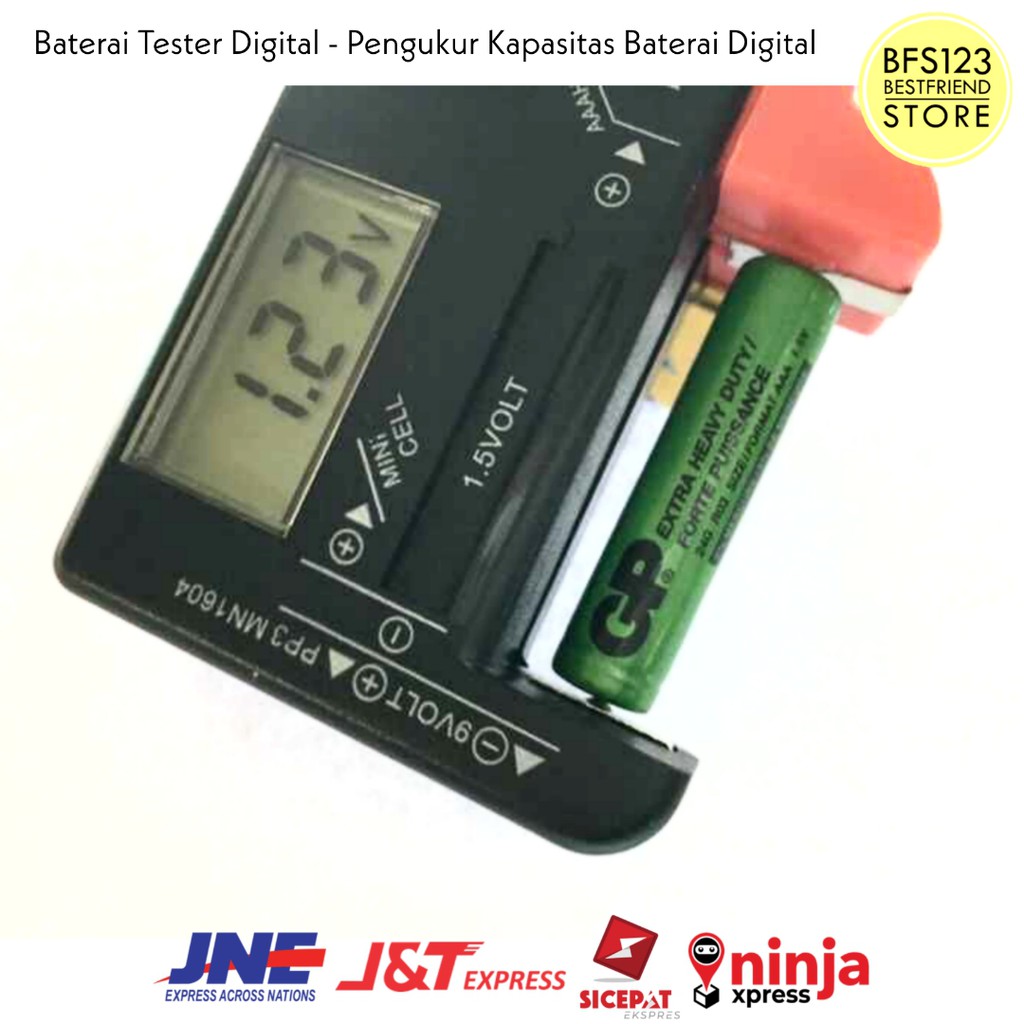 Baterai Tester Digital - Pengukur Kapasitas Baterai Digital