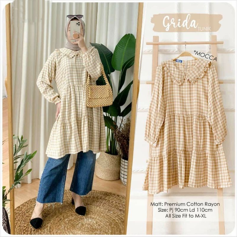 Grida Tunik / Pakaian Wanita / Fashion Wanita  2022