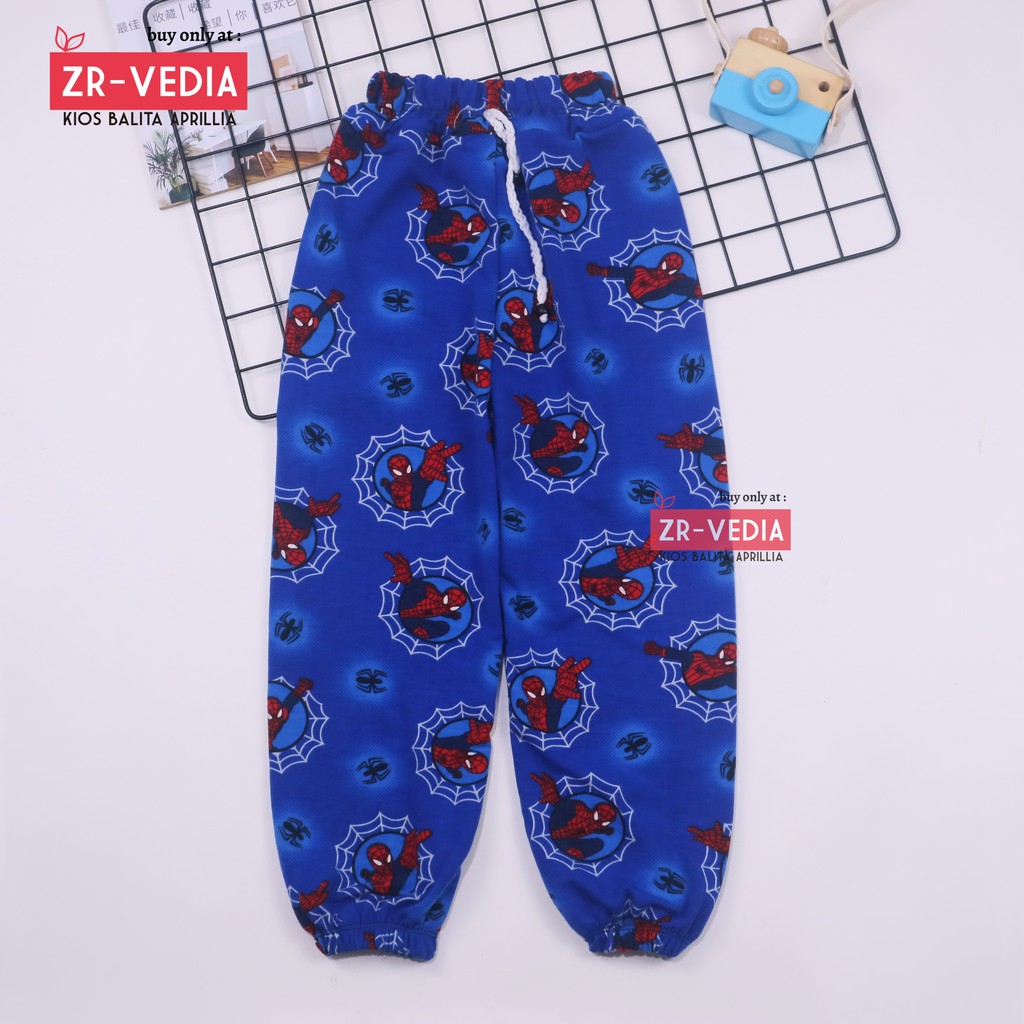 Jogger Motif Uk 7-8 Tahun / Joger Pants Celana Panjang Anak Perempuan Laki Import Grosir