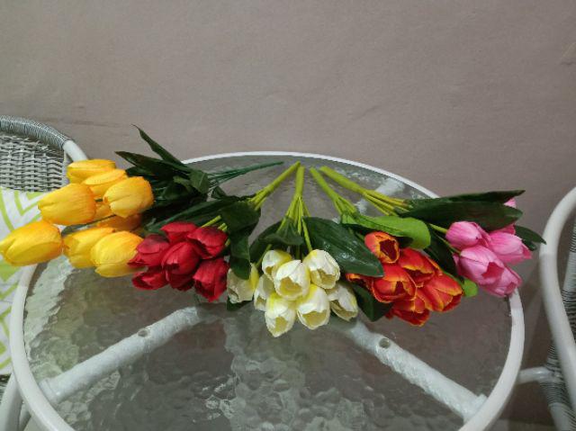 Bunga Tulip (bt0940)-bunga Meja - Bunga Hias - Bunga Dekor