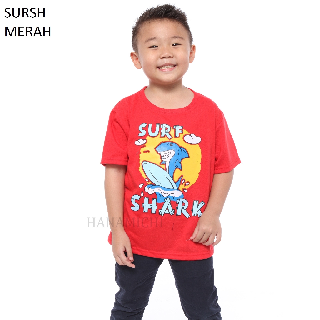 Hanamichi SURSH Kaos Sablon Anak Lengan Pendek