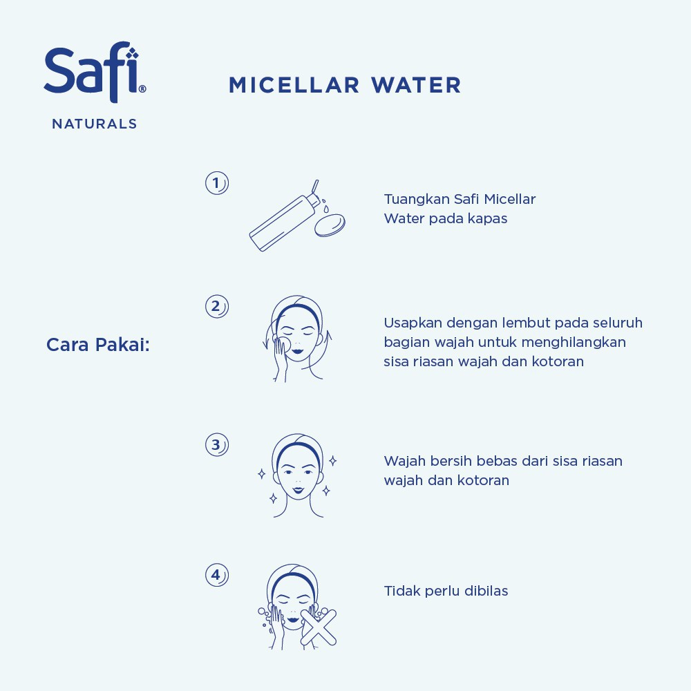 ❤ BELIA ❤ Safi Naturals Micellar Waters 100 | 200 ml | Neem Leaf | Cucumber | Yuzu | Rose Extract