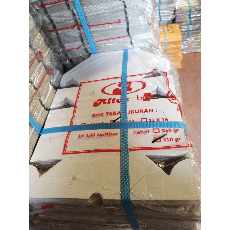 

Dus putih polos ukuran 20x20 cm