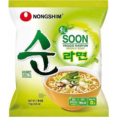 

Halal Nongshim Soon Veggie Ramyun Noodle Soup 112gr - Mi Insntan Rasa Sayuran - Made In Korea