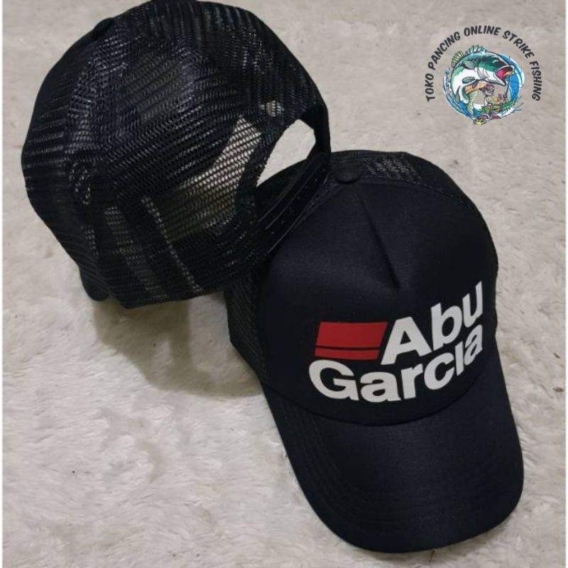 Topi mancing murah logo Abu Garcia