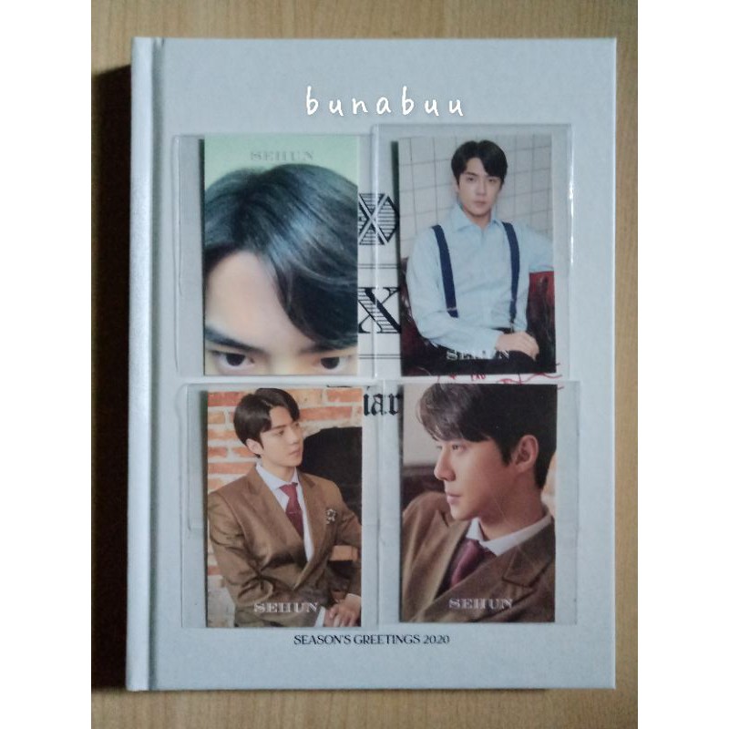 Fortune card sehun exo season greeting 2020