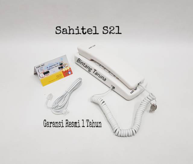 Telepon Kabel Sahitel S-21 Pesawat Telepon Sahitel S21 (Putih)