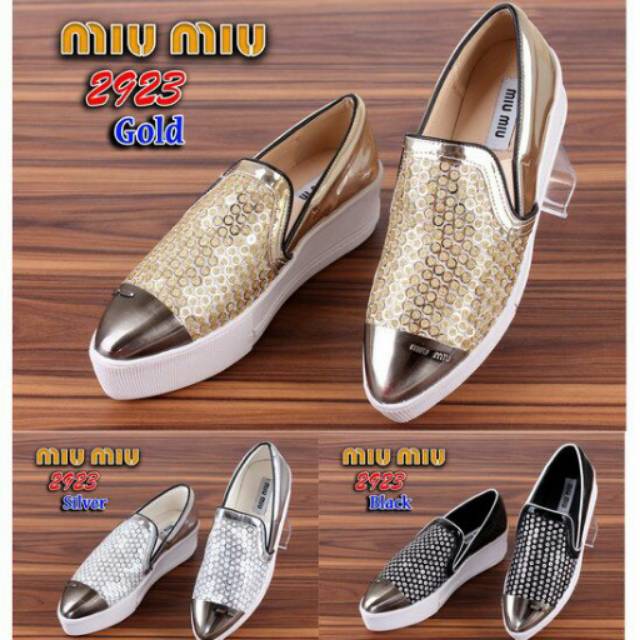 Flat Shoes Slip-On Miu Miu 2923 Semprem