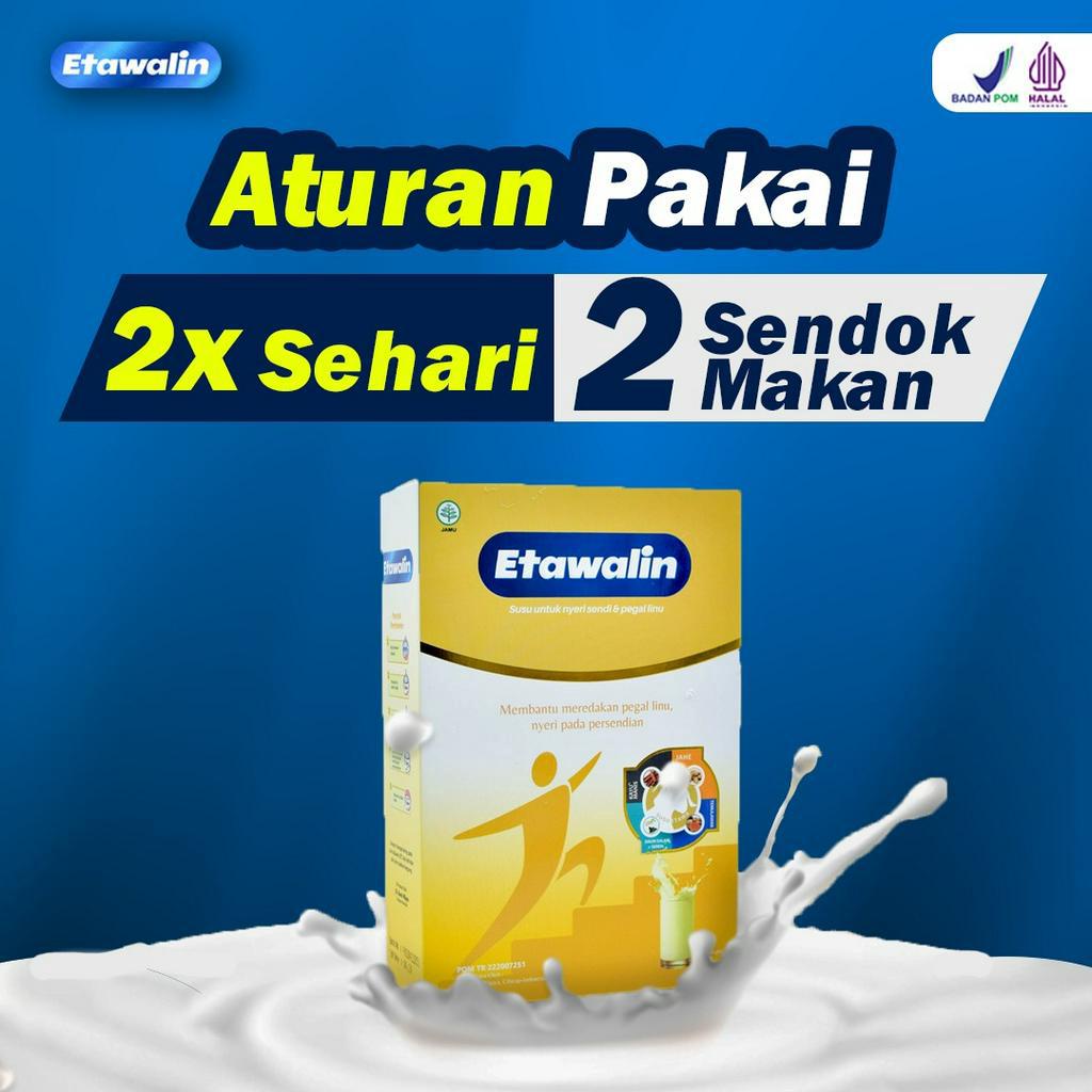 Paket Sendi Sehat 2 Box Susu Etawalin – Susu Kambing Etawa Tingkatkan Kepadatan &amp; Kesehatan Tulang Sendi Susu Anti Asam Urat Rematik Reumatik Nyeri Sendi Cocok Untuk Lansia