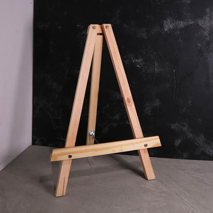 Easel Kayu | Tinggi 60 cm | Standing Tripod Kayu