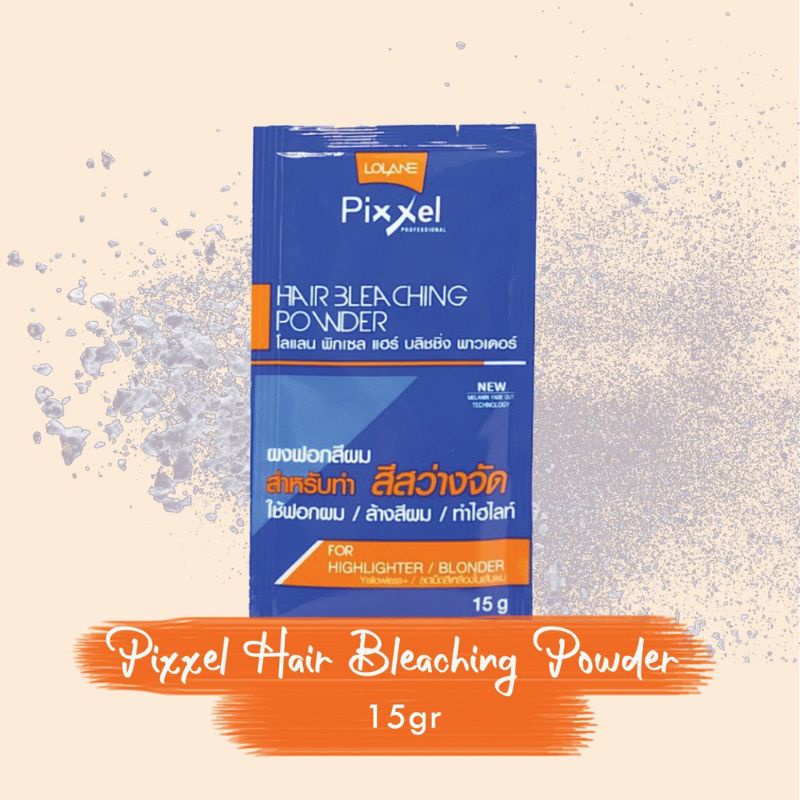 Lolane Pixxel Bleaching Powder 15g /  Bleaching Rambut