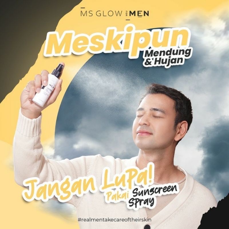 MS GLOW FOR MEN SUNSCREEN SPRAY