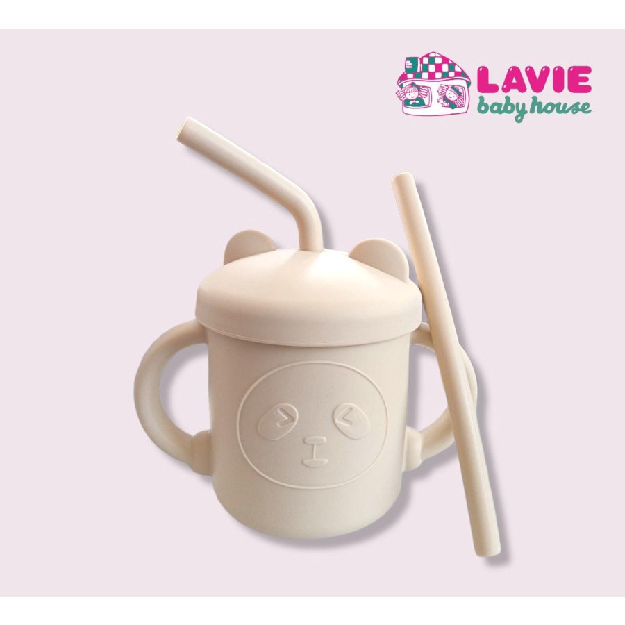 George Baby &amp; Kids Silicone Cup with Straw