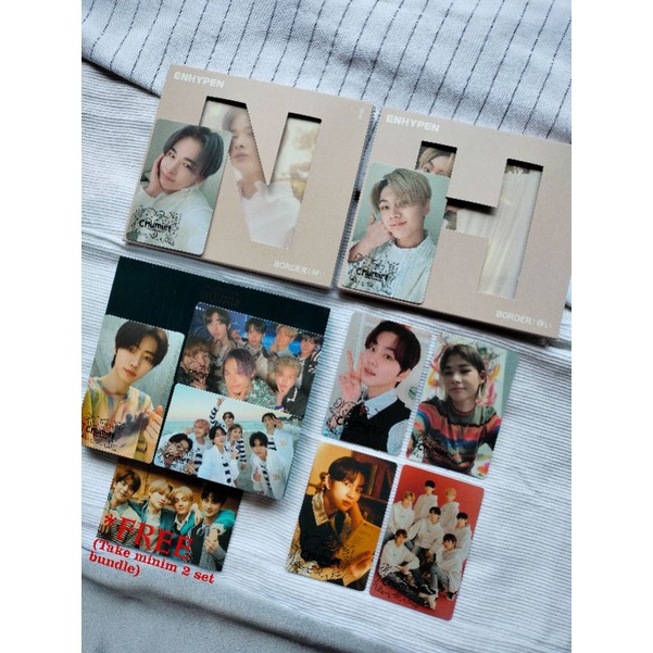 ENHYPEN Border Hakanai Album Solo Jacket Soljack Standard Photocard Jay Jungwon Ni-Ki