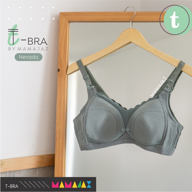 T-BRA Nursing & Maternity - NEVADA (hijau) by MAMAJAZ | bra baju dalam ibu hamil menyusui underwear