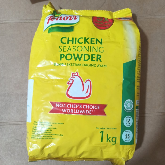 

Produk Terbaik - Knorr Chicken Seasoning Powder 1Kg . Bumbu Ekstrak Daging Ayam