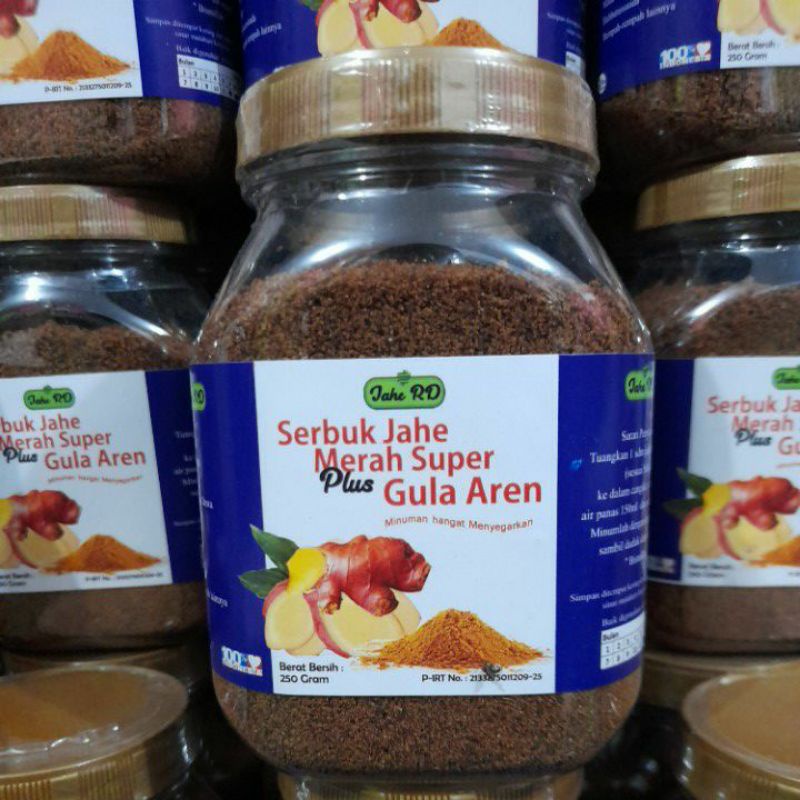 

Serbuk Jahe Merah Gula Aren 250gram