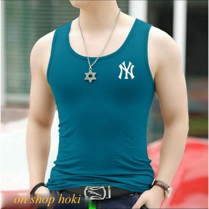 SINGLET DEWASA (NY) SINGLET PRIA NY SINGLET COWOK SIMPLE COTTON COMBED