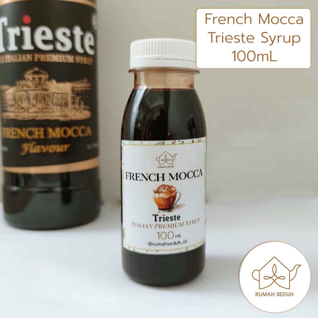 

100mL Sirup French Mocca Trieste - Syrup Frensh Moca Kopi - Sirop Mocha Moka