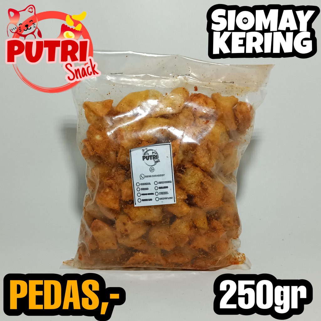 

Siomay Kering Bumbu Seblak 250gr Original / Pedas / Pedas Extra