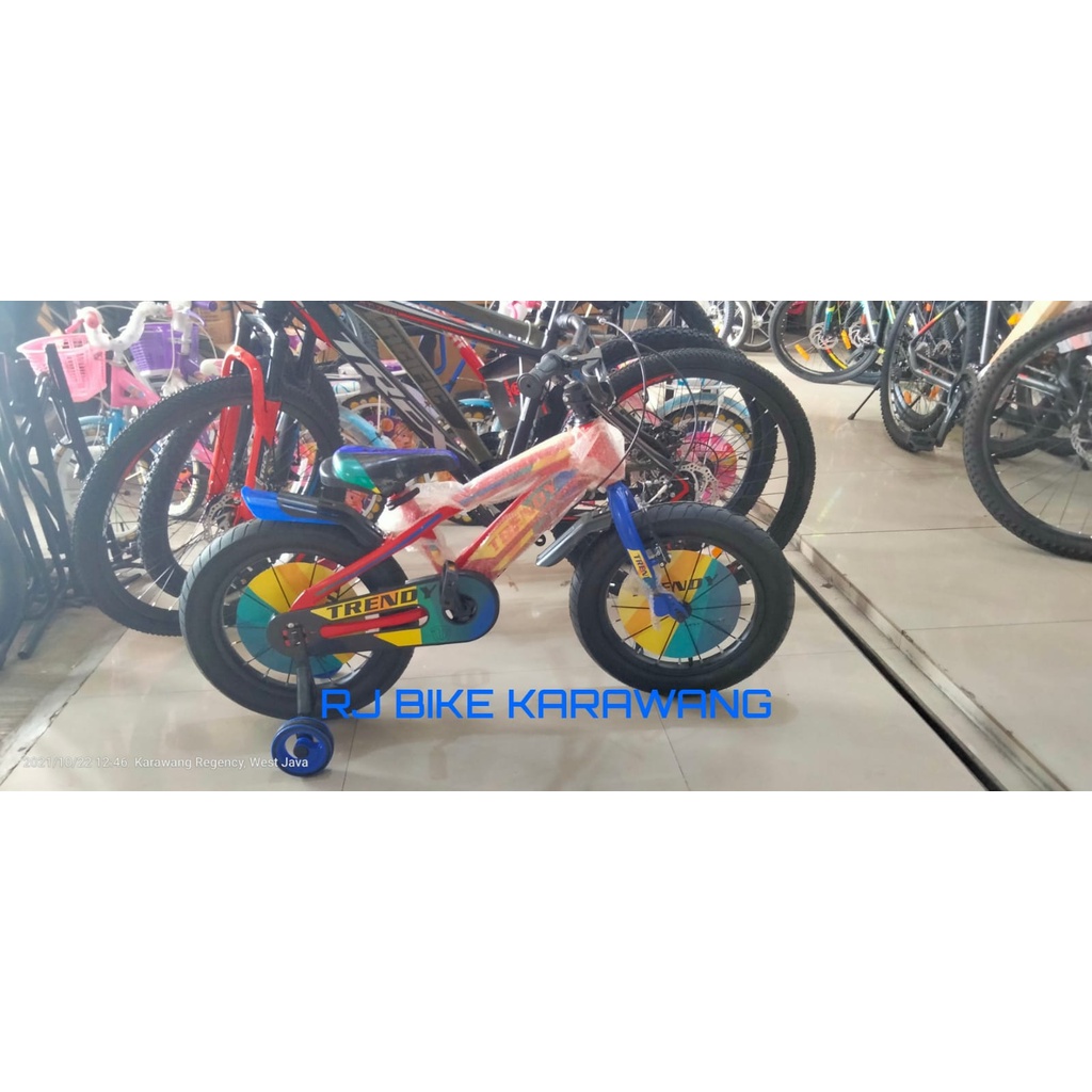 SEPEDA ANAK LAKI LAKI BMX 16 DAN 18 TRENDY BMX TR603-3