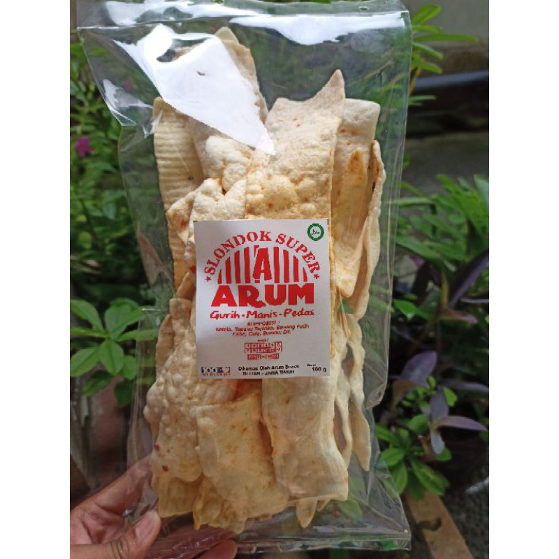

Krupuk Slondok Kemasan 100 gr