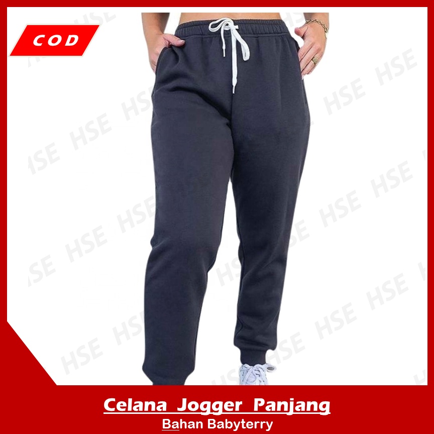 Celana Joger Sweatpants Training Polos Babytrerry Original