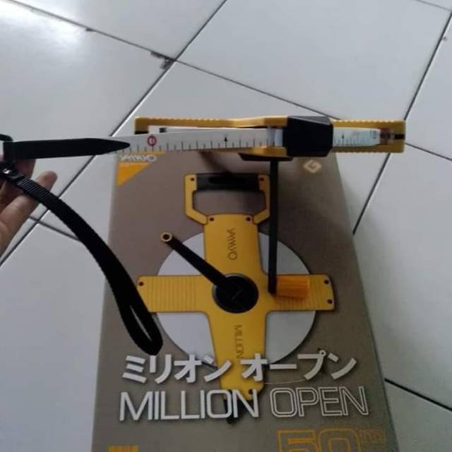 Meteran roll yamayo 50m fiber/ meteran Roll 50m murah