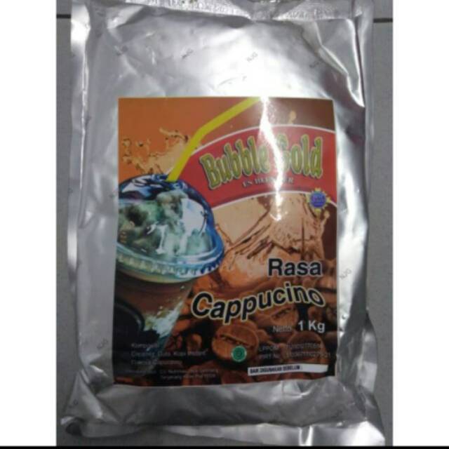 

Minuman bubuk buble gold rasa cappucino 1kg