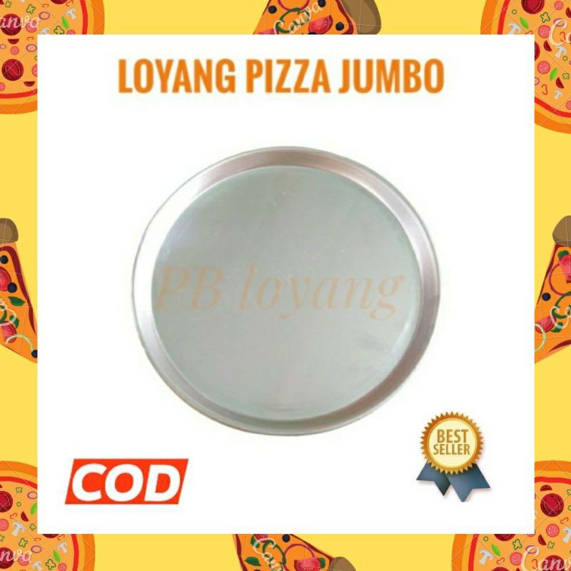 Loyang Pizza Pan Bahan Alumunium / Cetakan Pizza