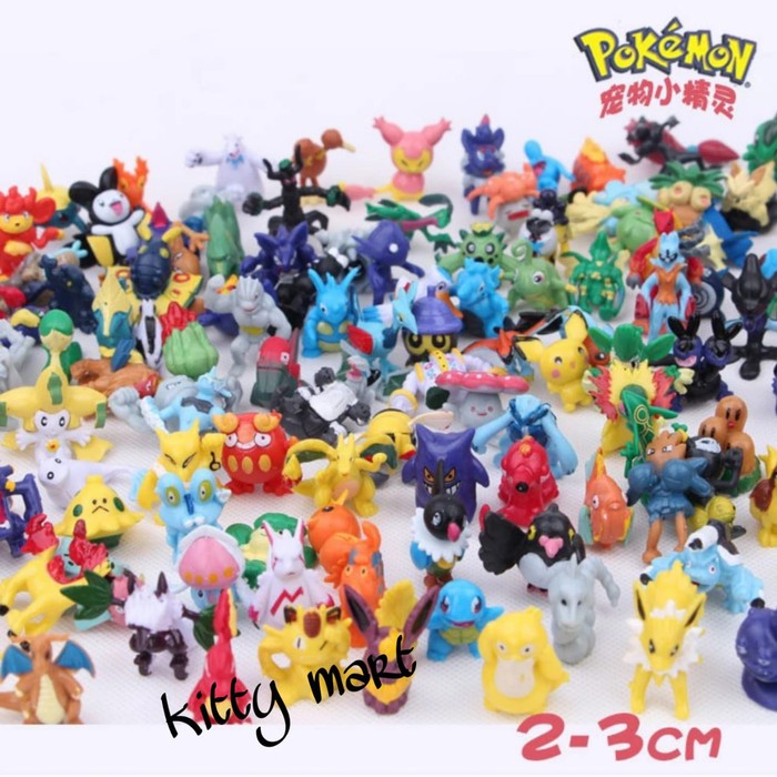 Jual POKEMON FIGURE SET 24 PCS RANDOM ACTION FIGURE MAINAN POKEMON ...