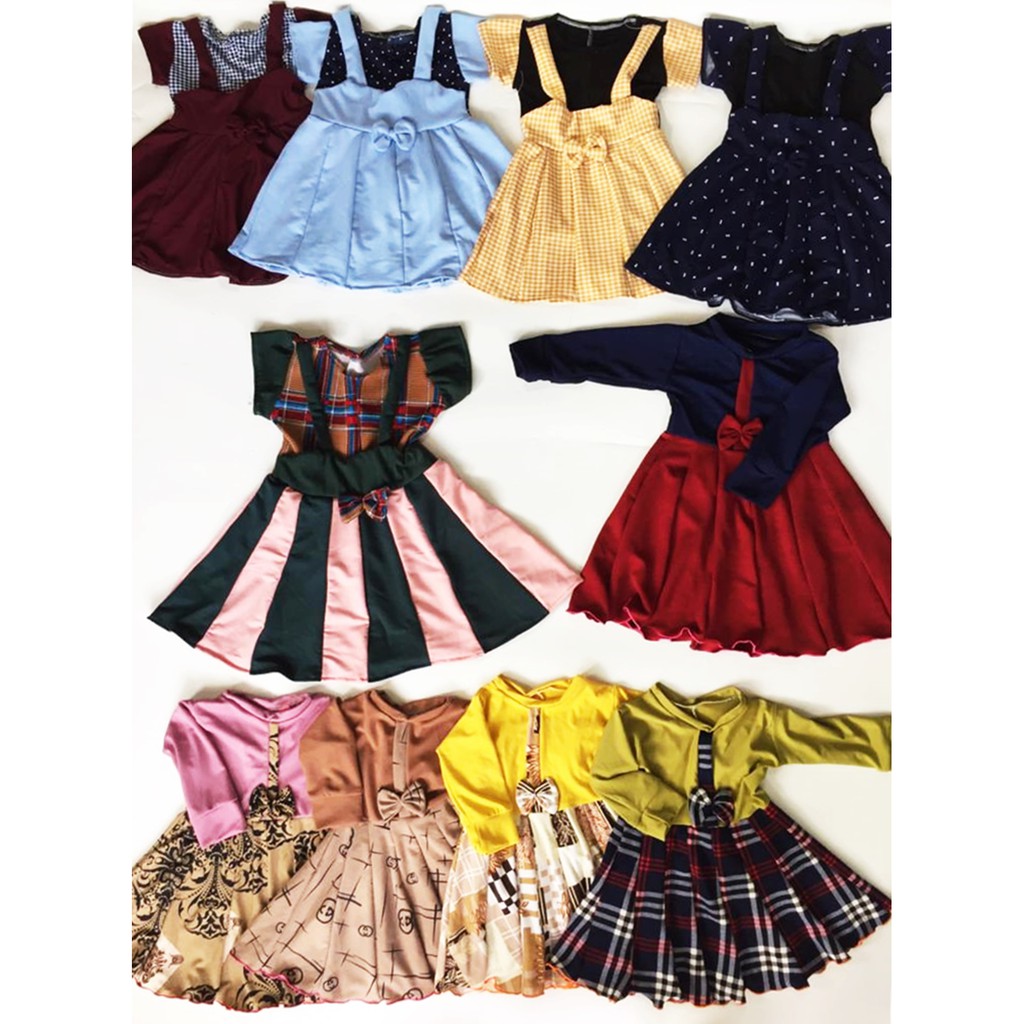 Paket RANDOM Dress 3pcs only 50rb Dress Anak Baju Anak Murah