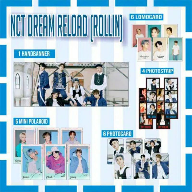 

PAKET KPOP SUPER HEMAT NCT DREAM - WE BOOM DAN RELOAD (RIDIN/ROLLIN VERSION) FANKIT 25k