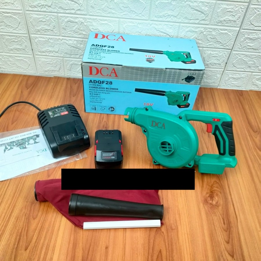 DCA ADQF Mesin blower baterai Cordless blower baterai