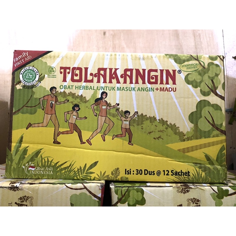 TOLAK ANGIN CAIR 1 KARTON ISI 30 DUS @12 SACHET GRAB DAN GOJEK