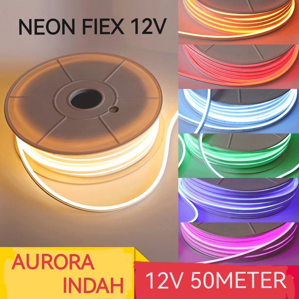 Neon Flex Lampu LED Selang Panjang1M- 5M Kualitas Super DC 12V