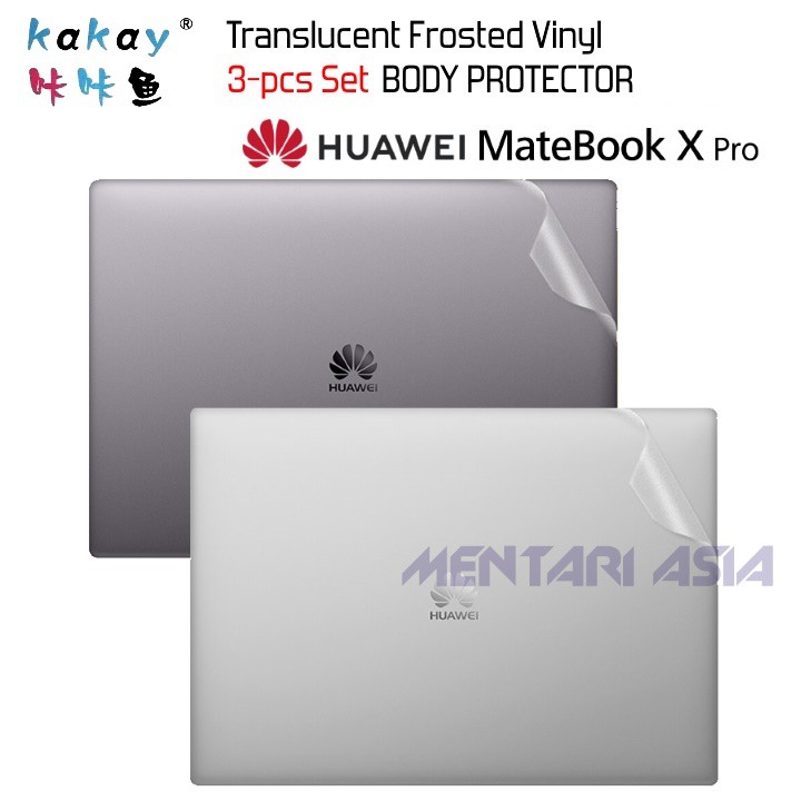 Body Protector HUAWEI MateBook X PRO - KAKAY 3pcs Translucent Vinyl