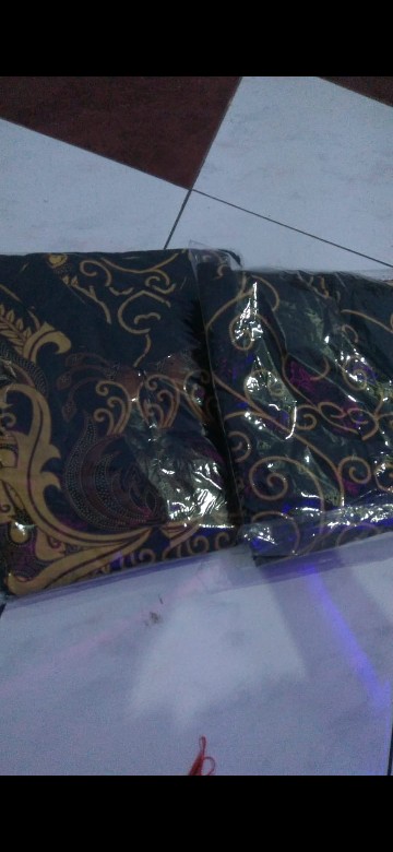 Aghistna Batik - Maura Couple - Sania Ruffle Batik Couple Ori Ndoro Jowi Garansi Termurah Shopee