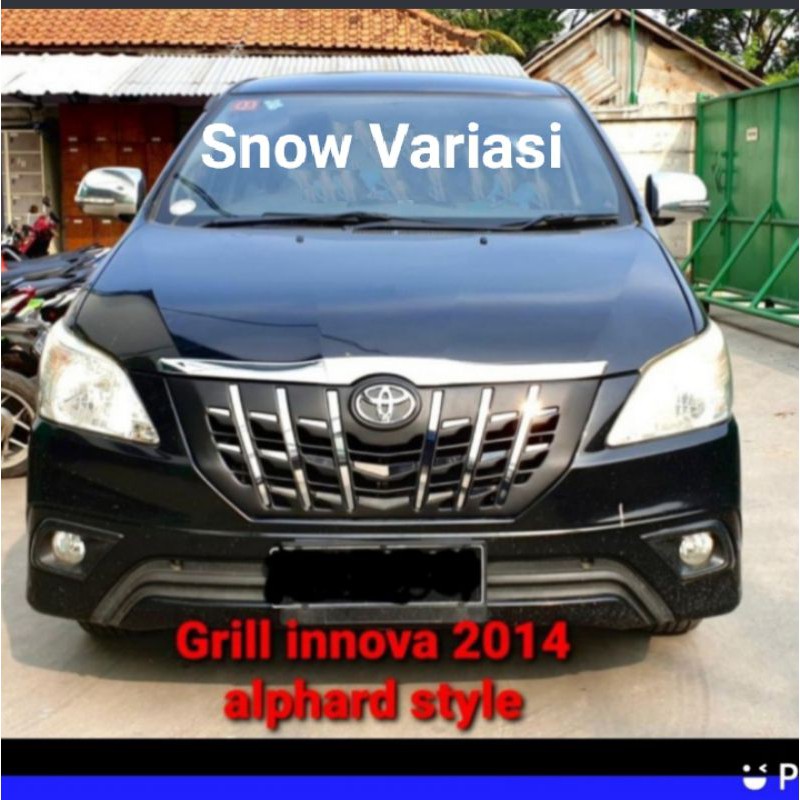 Grand Innova 2014 grill depan model Alphard style