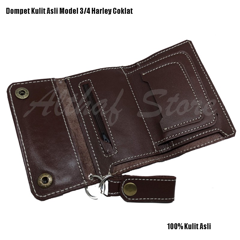 Dompet Pria Kulit Asli Pul-up Harley Elegan