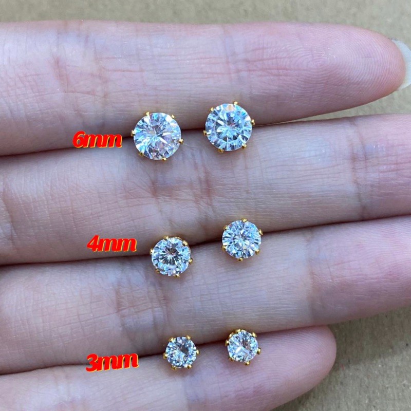 Anting tusuk desi emas 24k suping